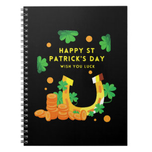 Cuaderno Feliz Día de San Patricio - Lucky Irish Shamrock
