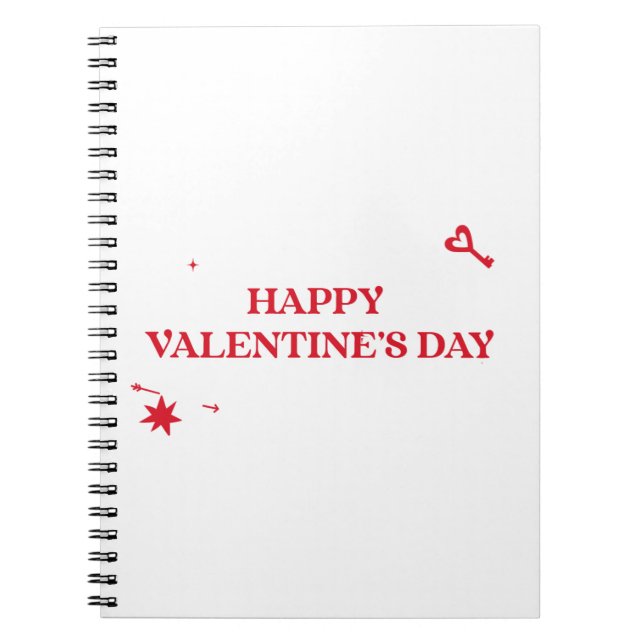 Cuaderno Feliz Día de San Valentín (Frente)