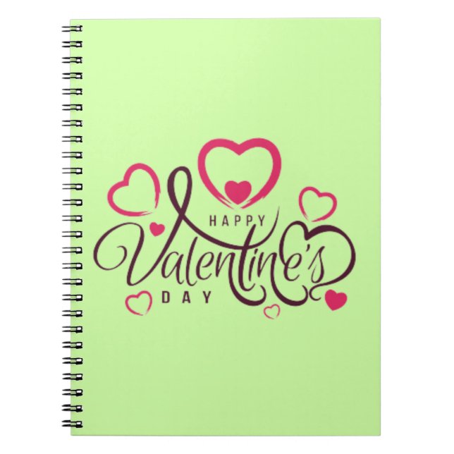 Cuaderno ¡Feliz Día de San Valentín! (Frente)