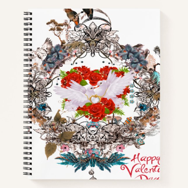 Cuaderno Feliz Día de San Valentín (Anverso)