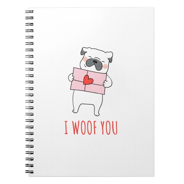 Cuaderno Feliz Día de San Valentín -Citas divertidas de San (Frente)