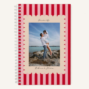 Cuaderno Feliz día de San Valentín Fotografía moderna perso