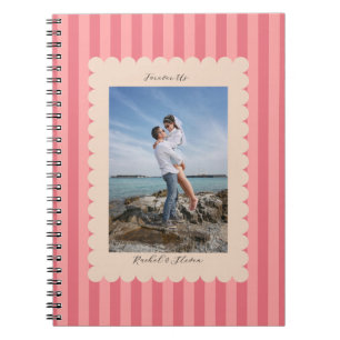 Cuaderno Feliz día de San Valentín Fotografía moderna perso