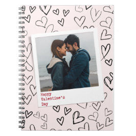 Cuaderno Feliz Día de San Valentín Moderna y elegante foto