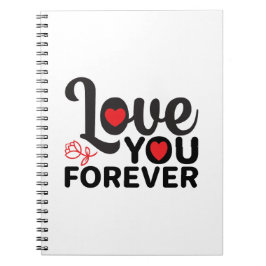 Cuaderno Feliz Día de San Valentín - Te amo por siempre imá