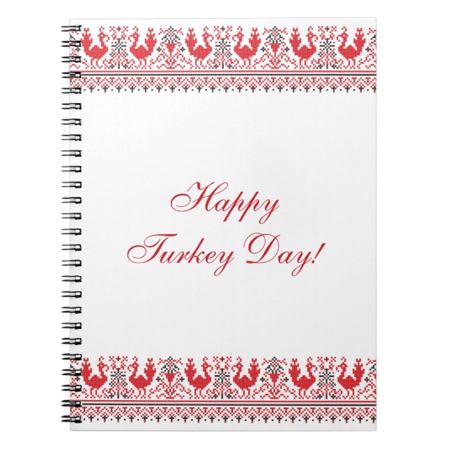Cuaderno ¡Feliz Día de Turquía! (Frente)