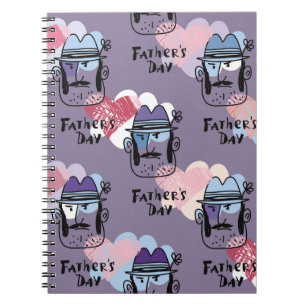 Cuaderno Feliz Día del Padre. Coche único de bienvenida