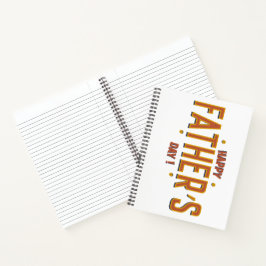 Cuaderno Feliz Día del Padre - Famoso regalo para el mundo