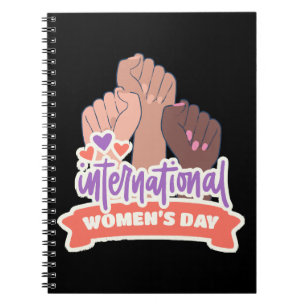 Cuaderno Feliz Día Internacional de la Mujer