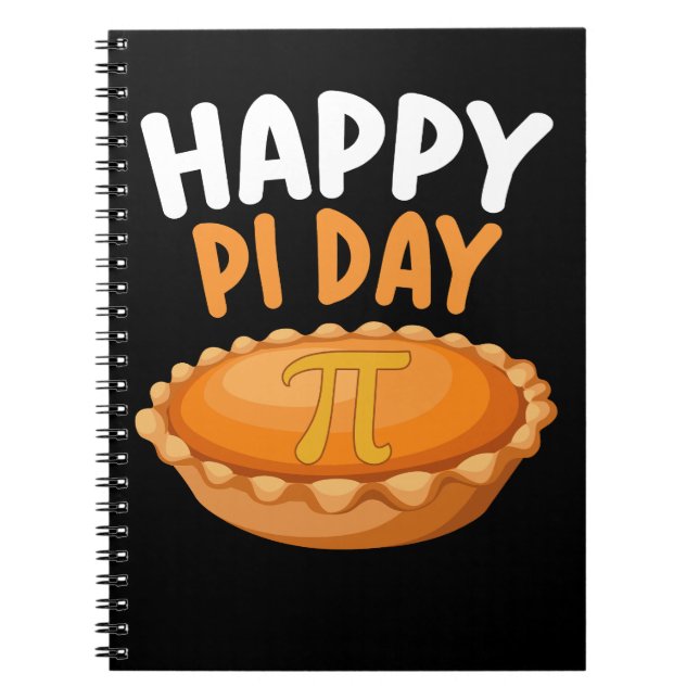 Cuaderno Feliz Día Pi Pie Matemáticas Arcoiris (Frente)