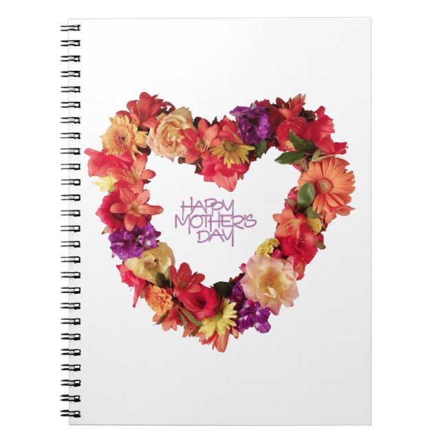 Cuaderno Feliz Diario del Día de la Madre, crea tu propio d (Frente)