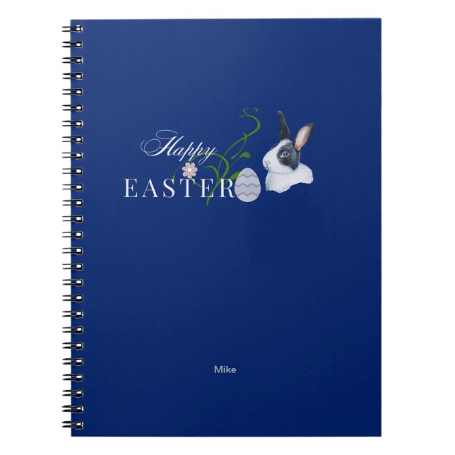 Cuaderno Feliz diseño de Pascua (Frente)