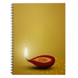 Cuaderno Feliz Diwali Diya - Portátil