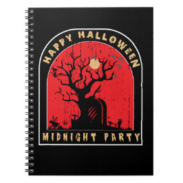 Cuaderno Feliz Fiesta de la medianoche de Halloween