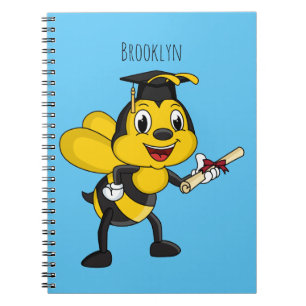 Cuaderno Feliz graduación de abejas personalizados