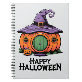 Cuaderno Feliz Halloween Calabaza de algodón y Gorra de Bru