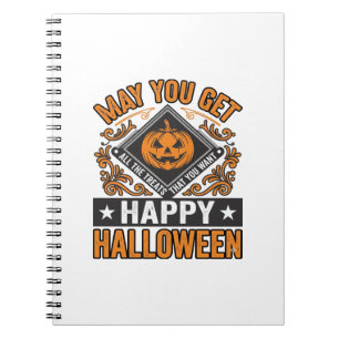Cuaderno Feliz Halloween Calabaza Regalos Vintage