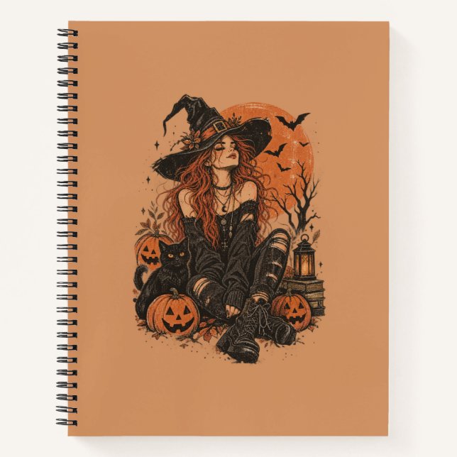 Cuaderno Feliz Halloween chicas (Anverso)