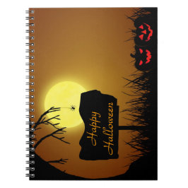 Cuaderno Feliz Halloween Jack O Linterna Calabazas