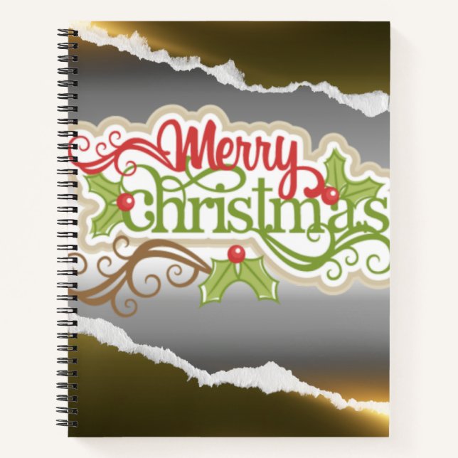 Cuaderno Feliz Navidad  (Anverso)