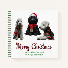 Cuaderno Feliz Navidad a los perros
