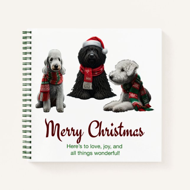 Cuaderno Feliz Navidad a los perros (Anverso)