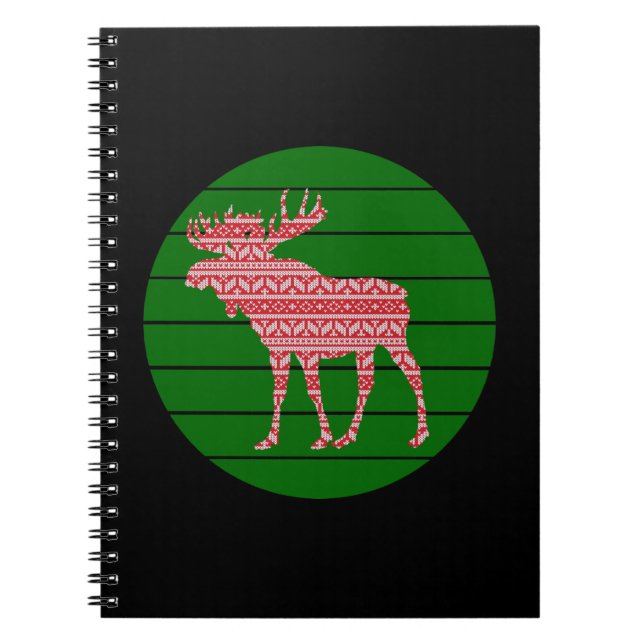 CUADERNO FELIZ NAVIDAD ALCE CIERVO (Frente)