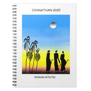 Cuaderno Feliz Navidad, arte africano