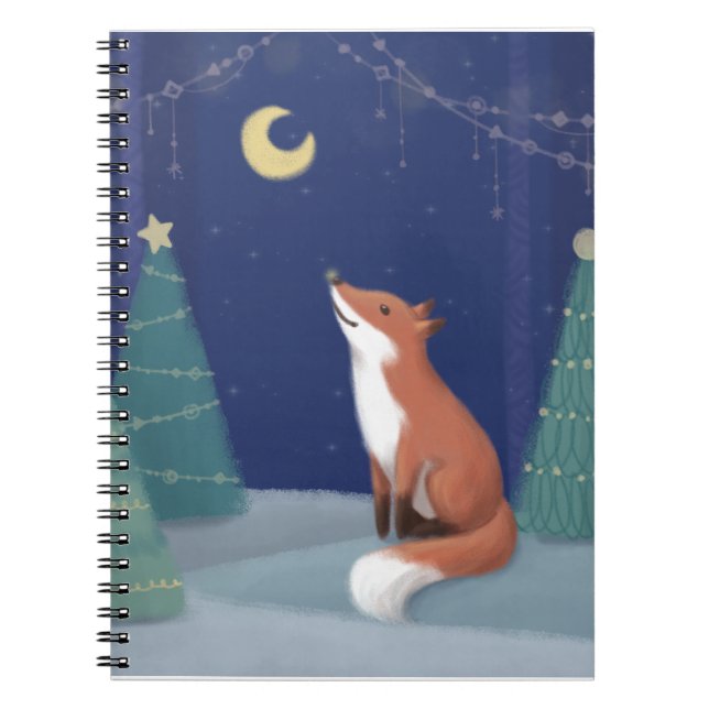 Cuaderno Feliz Navidad: Arte de Ilustracion Fox (Frente)