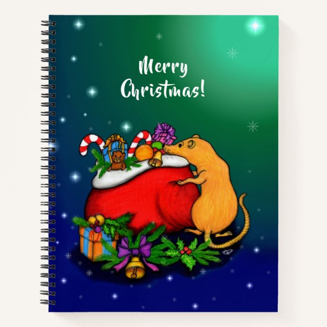 Cuaderno Feliz Navidad con el príncipe rata (Anverso)