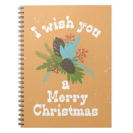 Cuaderno Feliz Navidad Decoración