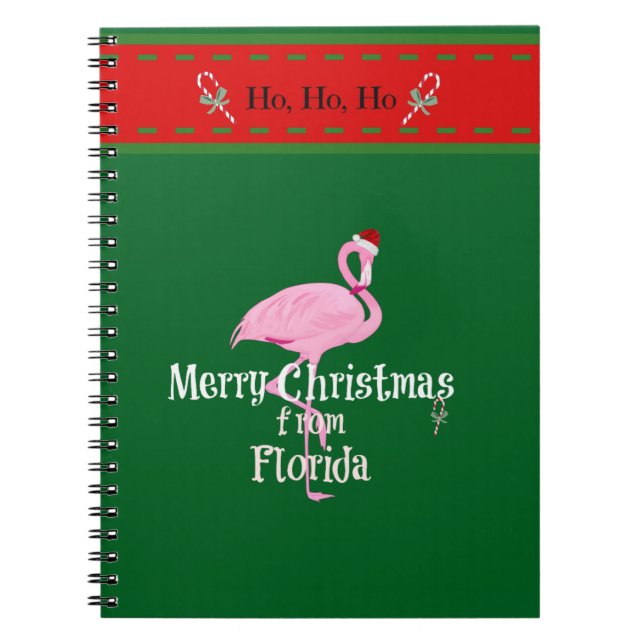Cuaderno Feliz Navidad desde Florida (Frente)