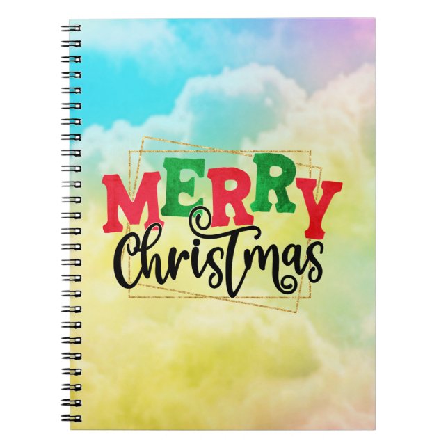 Cuaderno Feliz Navidad enmarcado-80716 (Frente)