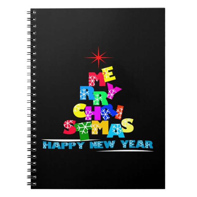 Cuaderno Feliz Navidad Feliz Año Nuevo (Frente)