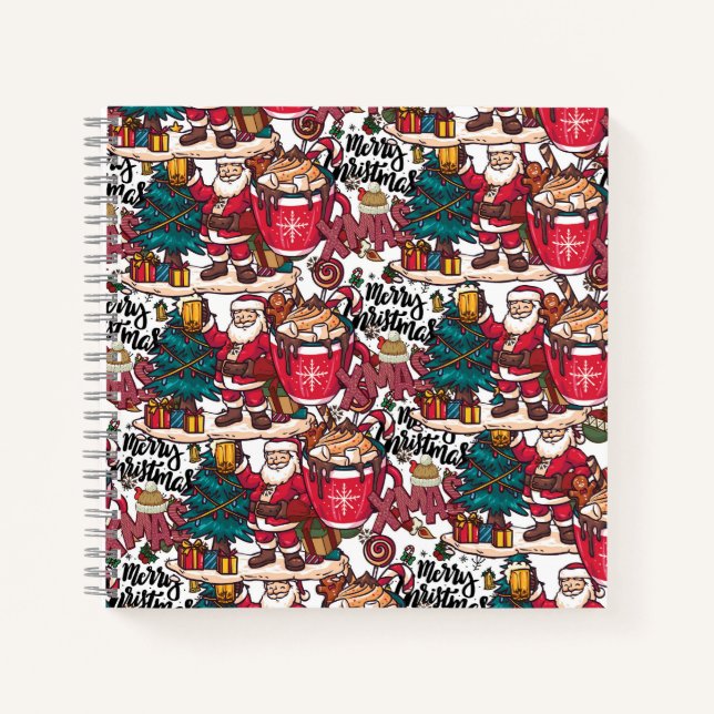 Cuaderno Feliz Navidad - Festividad de Navidad (Anverso)