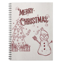 Cuaderno Feliz Navidad juguetona