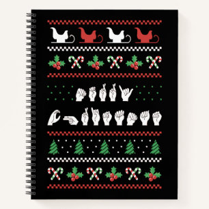 Cuaderno Feliz Navidad - LSA Lengua de Señas Americana I
