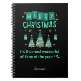 Cuaderno Feliz Navidad - Maravilloso momento del año
