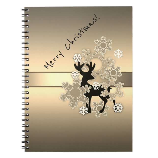 Cuaderno Feliz Navidad, Navidades, decoración de Navidades (Frente)