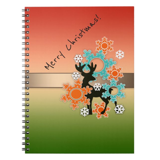 Cuaderno Feliz Navidad, Navidades, decoración de Navidades (Frente)