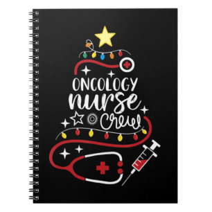 Cuaderno Feliz Navidad Oncologista Enfermería Regalo Oncolo