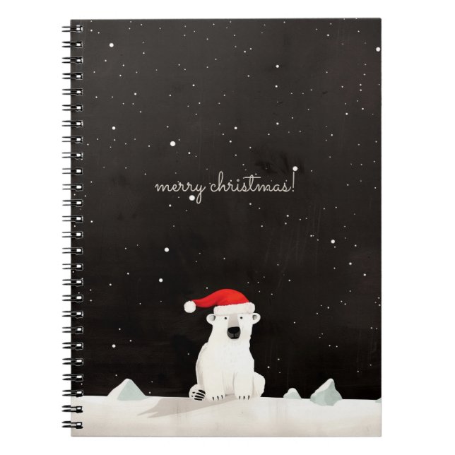 Cuaderno ¡Feliz Navidad Oso Polar! (Frente)