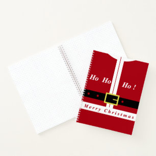 Cuaderno Feliz Navidad - Papá Noel - Regalos Para Todos