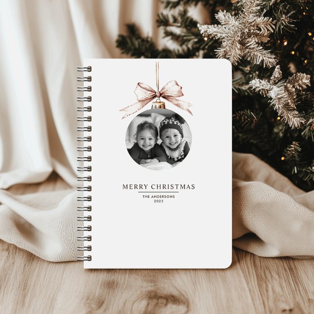 Cuaderno "Feliz Navidad personalizada con regalo de fotos (Subido por el creador)