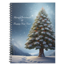 Feliz Navidad Pine Tree Snowflake Vacaciones de in