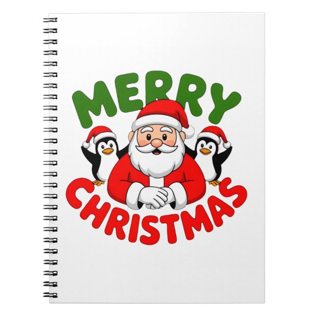 Cuaderno Feliz Navidad Santa (Frente)
