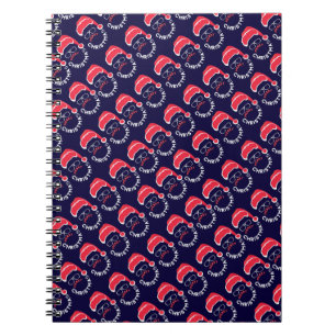 Cuaderno Feliz Navidad Santa Cláusula Merry & Bright