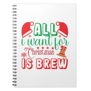 Cuaderno Feliz Navidad, Todo Lo Que Quiero De Los Navidades