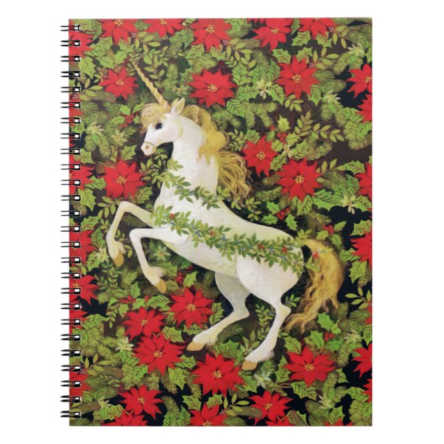 Cuaderno Feliz Navidad Unicornio (Frente)