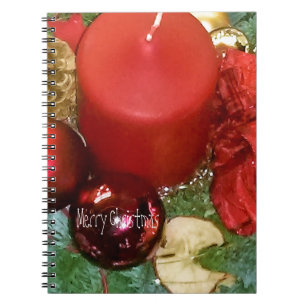 Cuaderno Feliz Navidad Wreath
